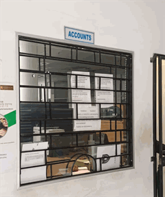 Accounts section 